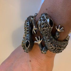 Lizard costume jewelry bracelet